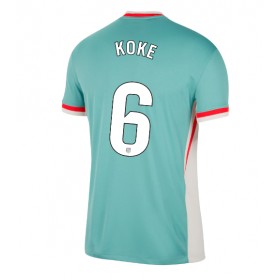 Atletico Madrid Koke #6 Borte skjorte 2024-25 Kortermet